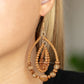 Prana Party - Brown - Paparazzi Earring Image