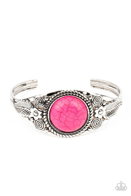 Whimsically Winslow - Pink - Paparazzi Bracelet Image