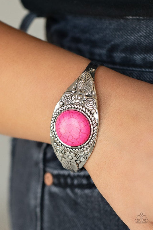 Whimsically Winslow - Pink - Paparazzi Bracelet Image