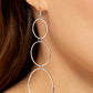 ​Urban Ozone - Silver - Paparazzi Earring Image