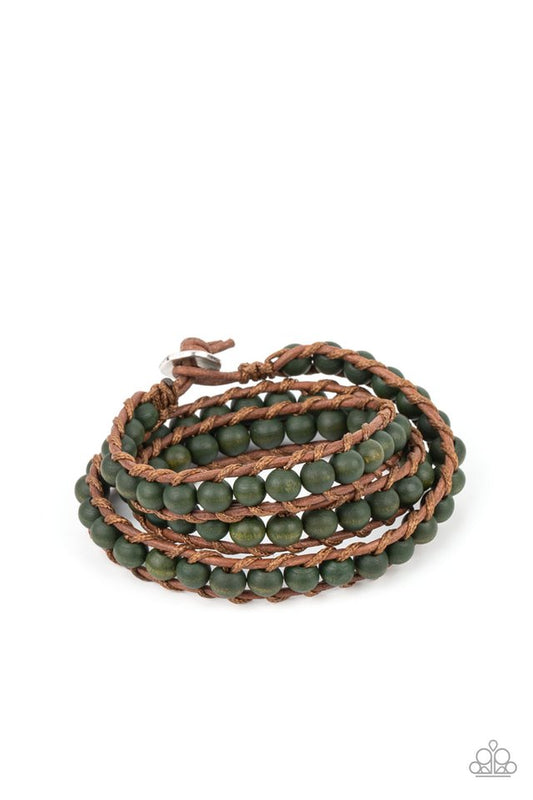 ​Pine Paradise - Green - Paparazzi Bracelet Image