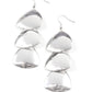 ​Modishly Metallic - Silver - Paparazzi Earring Image