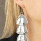 ​Modishly Metallic - Silver - Paparazzi Earring Image