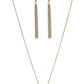 Dainty Dalliance - Brass - Paparazzi Necklace Image