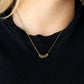 Dainty Dalliance - Brass - Paparazzi Necklace Image