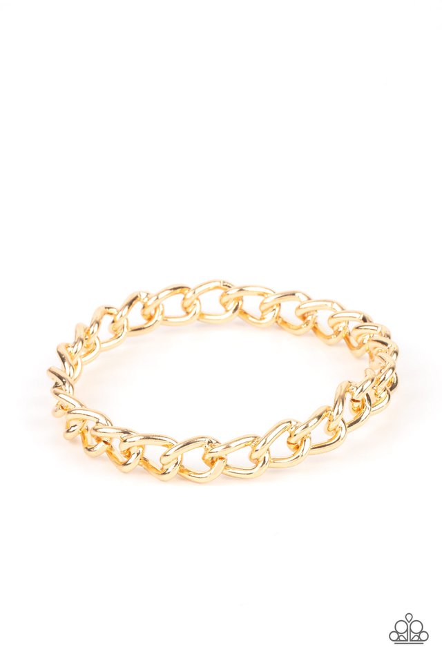 Rebel Radar - Gold - Paparazzi Bracelet Image