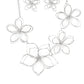 ​Flower Garden Fashionista - Silver - Paparazzi Necklace Image