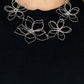 ​Flower Garden Fashionista - Silver - Paparazzi Necklace Image