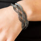 Get Your Wires Crossed - Black - Paparazzi Bracelet Image