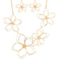 Flower Garden Fashionista - Gold - Paparazzi Necklace Image