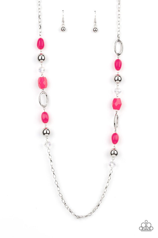 ​Vivid Variety - Pink - Paparazzi Necklace Image