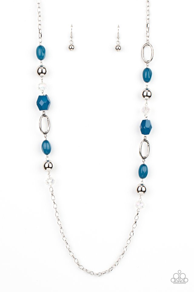 ​Vivid Variety - Blue - Paparazzi Necklace Image