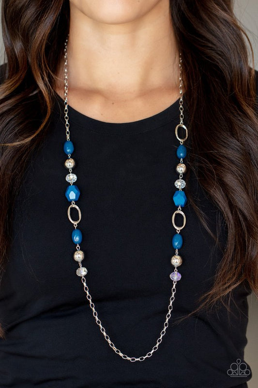 ​Vivid Variety - Blue - Paparazzi Necklace Image