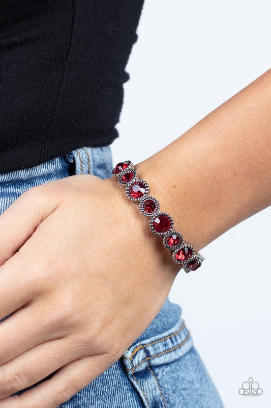 Phenomenally Perennial - Red - Paparazzi Bracelet Image