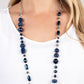 Juicy Gossip - Blue - Paparazzi Necklace Image