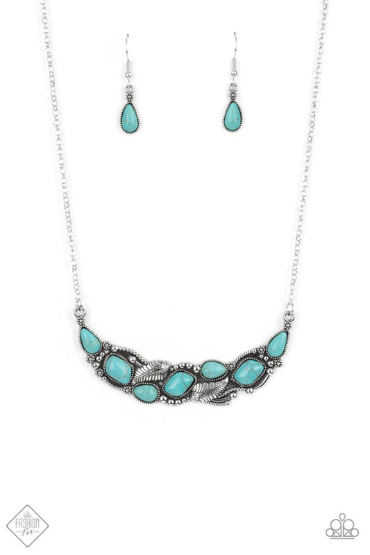 ​Cottage Garden - Blue - Paparazzi Necklace Image