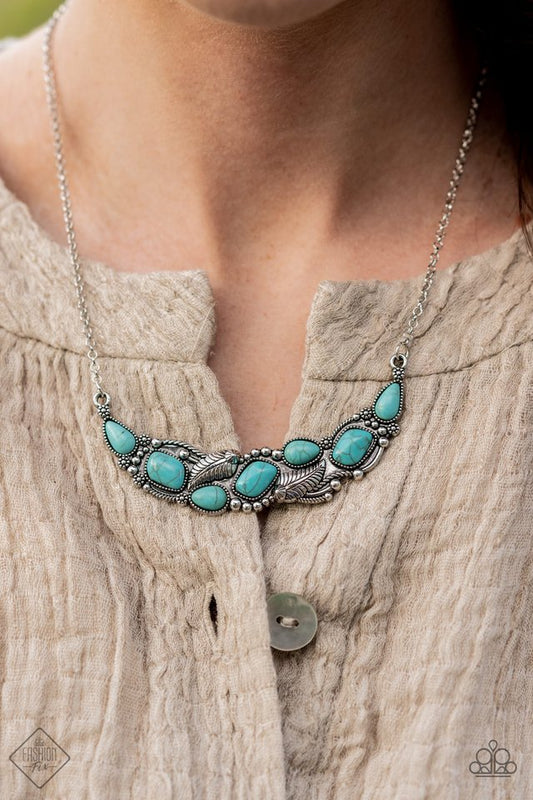 ​Cottage Garden - Blue - Paparazzi Necklace Image