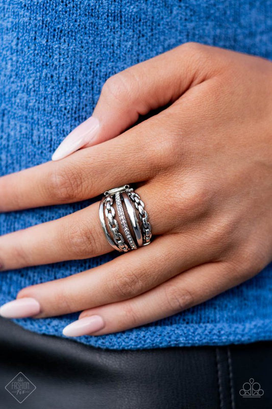 ​LINK Out Loud - White - Paparazzi Ring Image