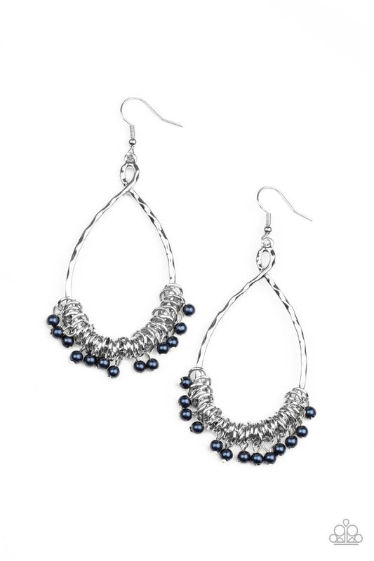 Wishing Well Wonder - Blue - Paparazzi Earring Image