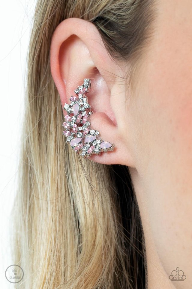 Prismatically Panoramic - Pink - Paparazzi Earring Image