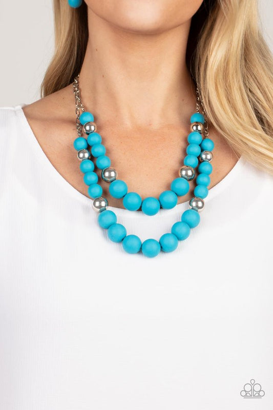 ​Vivid Vanity - Blue - Paparazzi Necklace Image