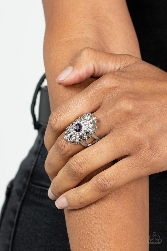 ​Dining with Royalty - Purple - Paparazzi Ring Image