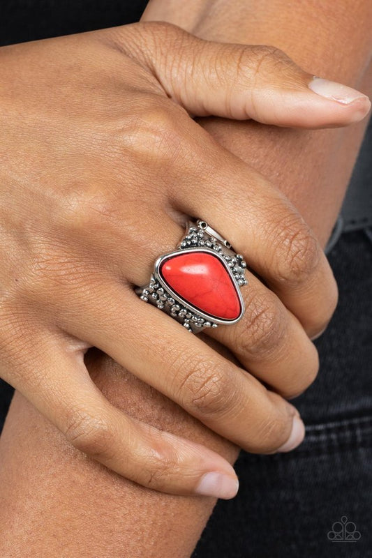 Soul Trek - Red - Paparazzi Ring Image