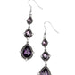 Prague Princess - Purple - Paparazzi Earring Image