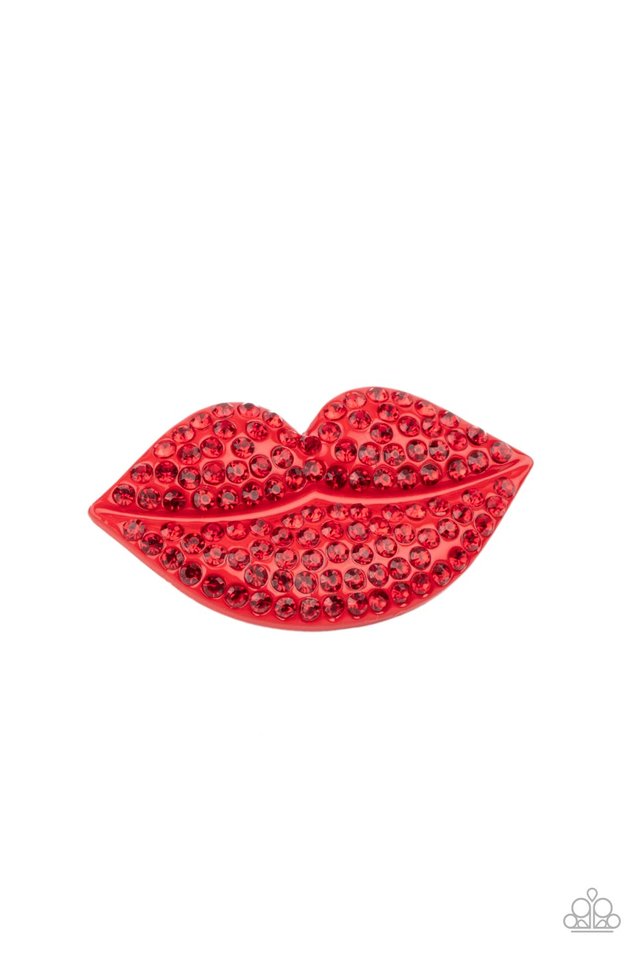 ​HAIR Kiss - Red - Paparazzi Hair Accessories Image