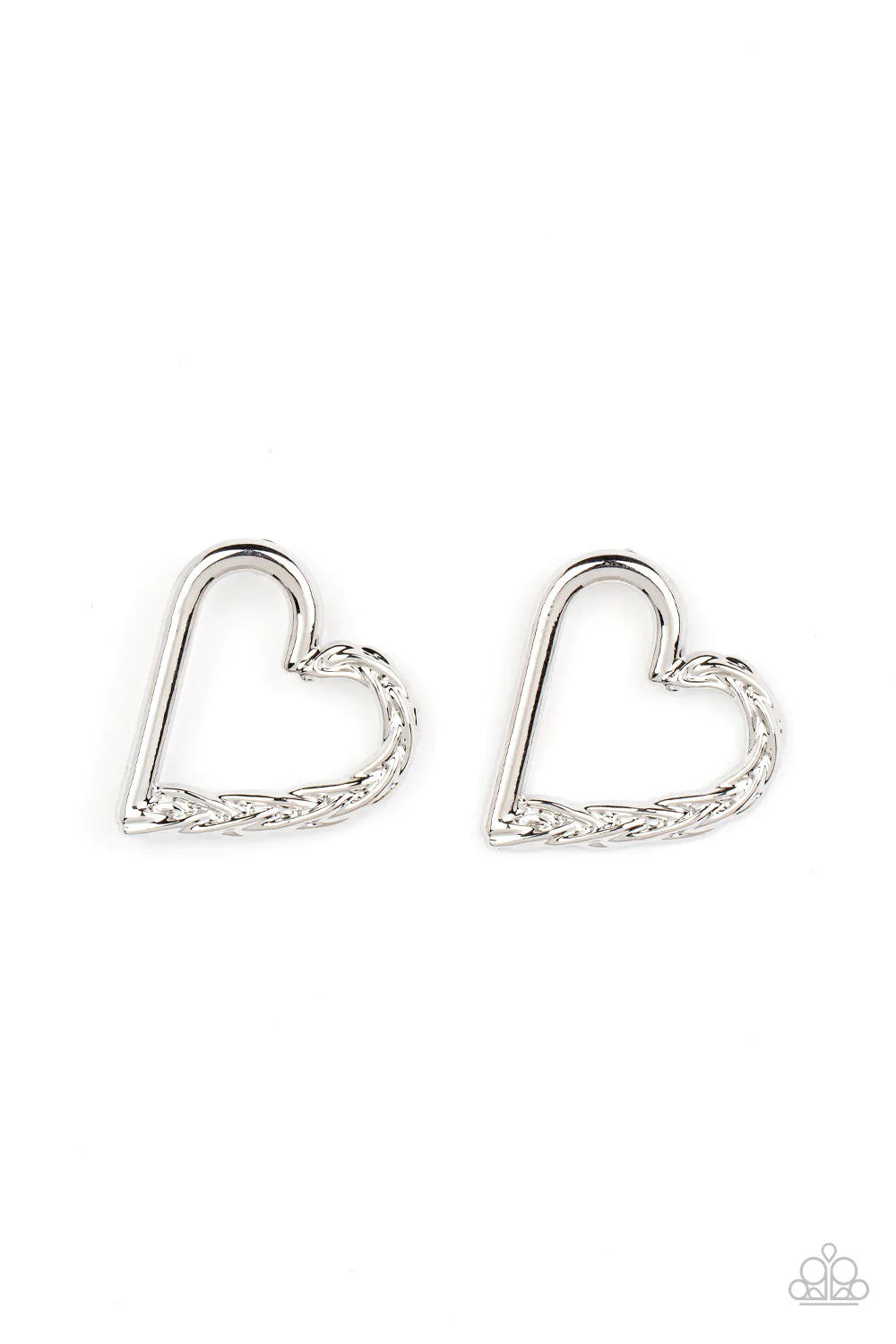 Paparazzi Earring ~ Cupid, Who? - Silver