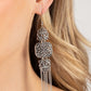 Eastern Elegance - Silver - Paparazzi Earring Image