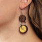 ​Artisanal Aesthetic - Yellow - Paparazzi Earring Image