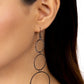 Urban Ozone - Black - Paparazzi Earring Image