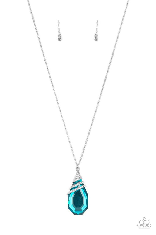 Demandingly Diva - Blue - Paparazzi Necklace Image