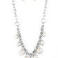 Revolving Refinement - White - Paparazzi Necklace Image