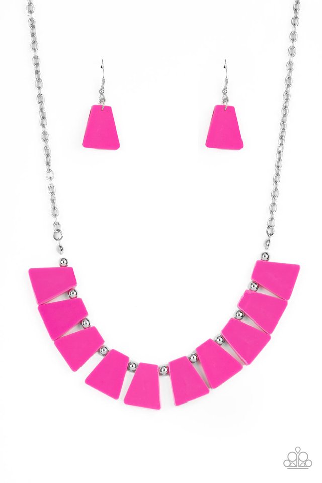 ​Vivaciously Versatile - Pink - Paparazzi Necklace Image