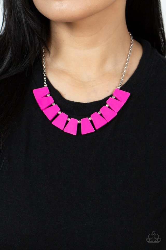 ​Vivaciously Versatile - Pink - Paparazzi Necklace Image