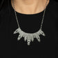 Skyscraping Sparkle - Silver - Paparazzi Necklace Image