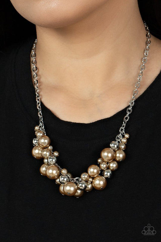 ​Classical Culture - Brown - Paparazzi Necklace Image