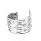 Mechanical Motif - Silver - Paparazzi Bracelet Image