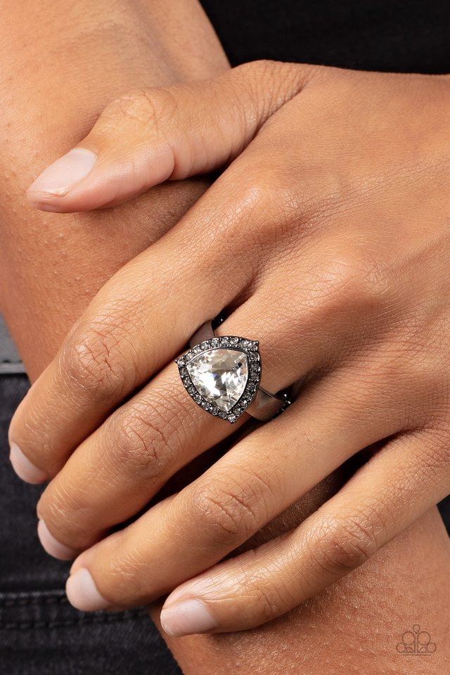 ​Tour de Timeless - Black - Paparazzi Ring Image