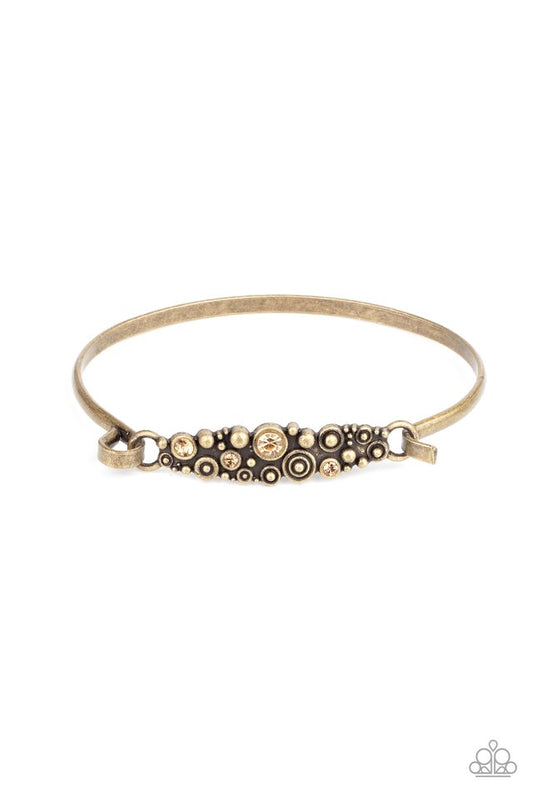 ​Bubbling Whimsy - Brass - Paparazzi Bracelet Image