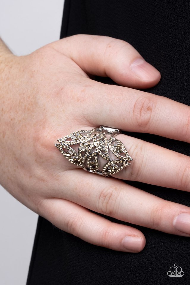 Fiery Foliage - Brown - Paparazzi Ring Image
