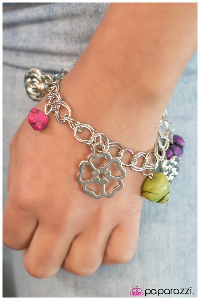 Paparazzi Bracelet ~ Rock Garden - Multi