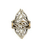 ​Fiery Foliage - Brass - Paparazzi Ring Image