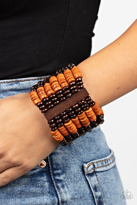 Vacay Vogue​ - Orange - Paparazzi Bracelet Image