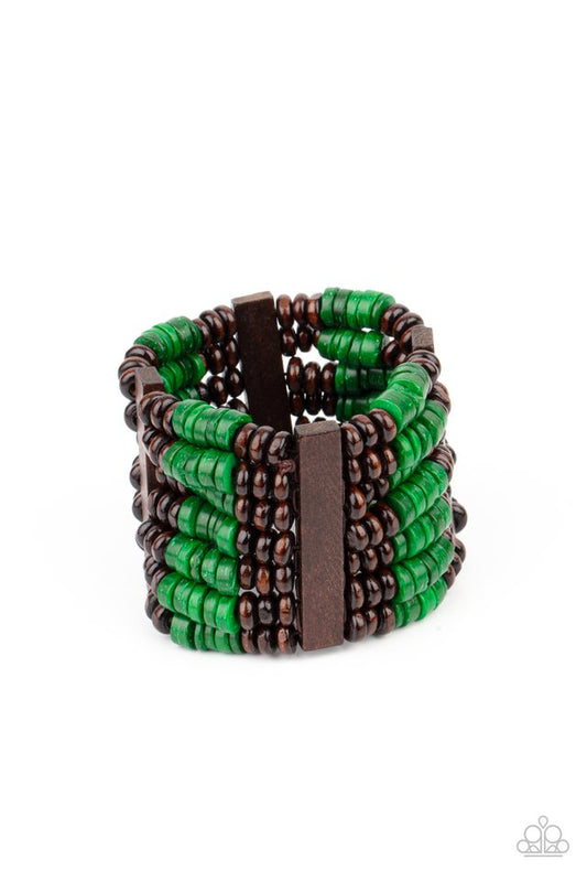 Vacay Vogue - Green - Paparazzi Bracelet Image