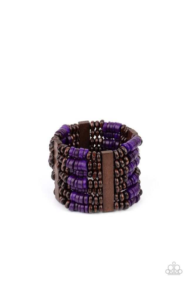 ​Vacay Vogue - Purple - Paparazzi Bracelet Image