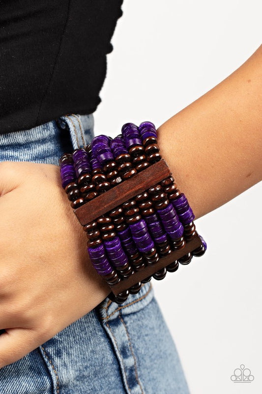 ​Vacay Vogue - Purple - Paparazzi Bracelet Image