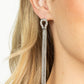 ​Dallas Debutante - White - Paparazzi Earring Image